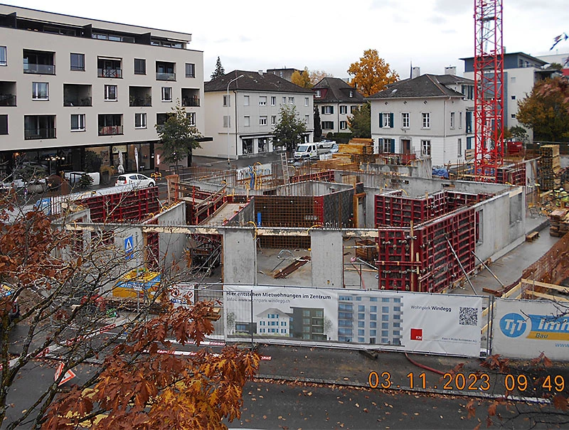 Baustelle Wohnpark Windegg