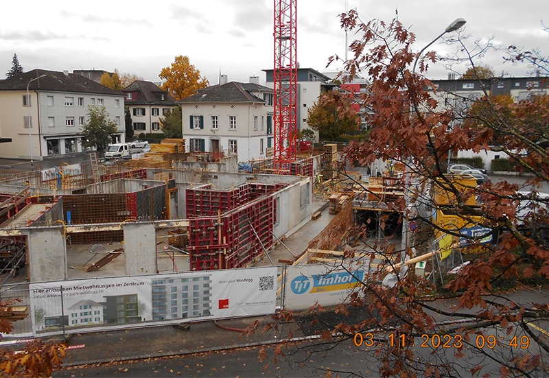 Baustelle Wohnpark Windegg