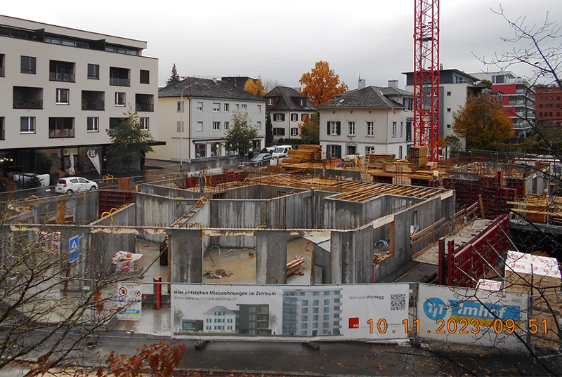 Baustelle Wohnpark Windegg