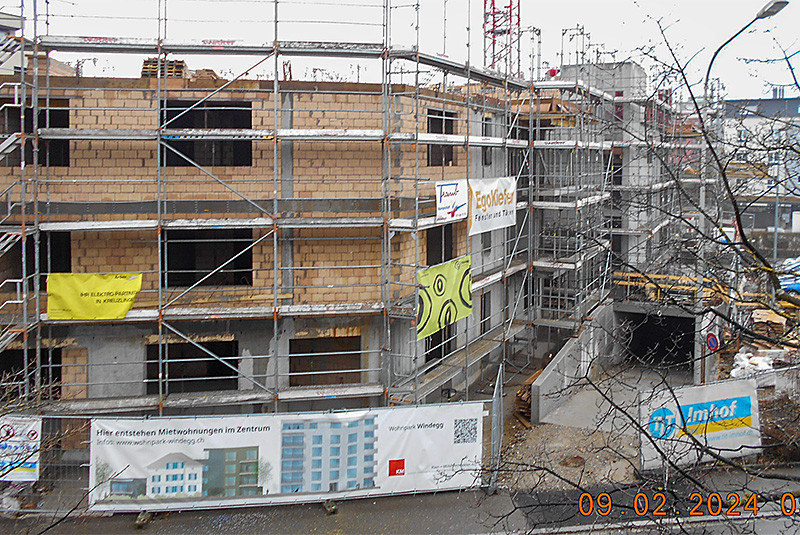 Baustelle Wohnpark Windegg