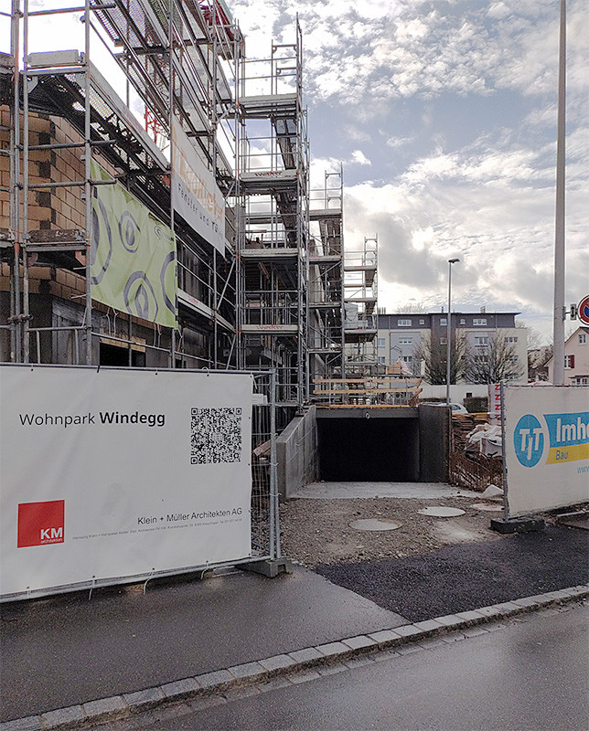 Baustelle Wohnpark Windegg